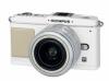 Aparat foto DSLR Olympus PEN E-P1 White kit Zuiko 14-42mm f/3,5-5,6 Silver