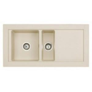 Chiuveta TEKA Aura 60B TG 1 1/2B 1D Inox Tegranit Topasbeige