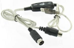 Cablu MIDI, USB - MIDI Keyboard Interface Converter Cable YPU115