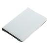 7" tablet pc faux leather case bookstyle velcro white