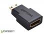 Mini-HDMI Male la HDMI Female Adaptor convertor Drept UG050