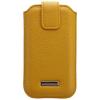 Mustard Leather Case for Samsung Galaxy S4/ iPhone 6 ON1305