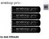 4x AAA R3 Panasonic Eneloop PRO Rechargeable Battery NK055