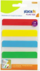 Stick index plastic transp. cu margine color 38 x 76 mm, 4 x 20