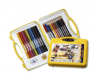 Set scoala (12 carioca+8 creioane colorate+creion cu guma+radiere+ascutitoare), MOLIN