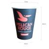 Pelican Rouge pahare automate carton 180 ml bax 2250 buc
