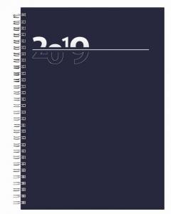 Agenda HERLITZ cu spirala Matra, datata saptamanala A4, 144 pagini, coperta tare, culoare bleumarin 2019