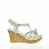 Sandale dama groela albe (culoare: