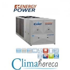 Pompa de caldura aer/apa Clint Energy Power inverter capacitate 312 kw unitate exterioara sistem climatizare profesional destinat Horeca