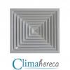 Grila rectangulara anemostat aluminiu anodizat 300 x 300 mm pentru sisteme de ventilatie si climatizare destinata Horeca