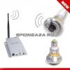 Bec cu camera spion nightvision sistem wireless 2.4ghz [mlg-4921]