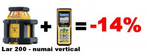 Nivela laser rotativa LAR200 + telemetru ld500 cu camera