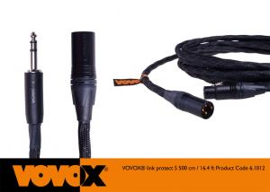 Cablu microfon jack-xlr VOVOX Link Protect S TRS-XLRm 500