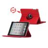 Husa iPad Mini Wi-Fi + Cellular Piele Pu Cu Stand Si Rotatie 360 Grade Rosie