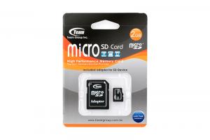 Card Memorie Micro SD 2GB Teamgroup (cu adaptor SD)