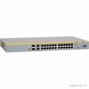 Allied Switch 24 port AT-8000S/24-50 (8000S Series), 24 Port Stackable