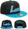 LONDON BK / BL Snapback Flat Cap Classic Font