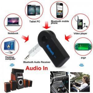 Bluetooth receiver audio cu microfon carkit