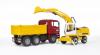 CAMION MAN CU EXCAVATOR LIEBHERR