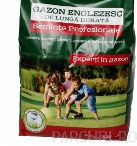 Seminte Gazon Englezesc, sac 5 kg, SGE5 - Garden Services-Amenajari  gradini-spatii verzi