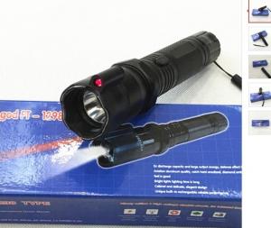 Lanterna cu electrosocuri pentru autoaparare cu laser HY-1298