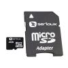 Card memorie micro sdhc serioux, 4 gb + adaptor
