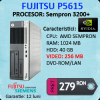 Fujitsu Siemens Esprimo E5615, AMD Sempron 3200+, 2.0ghz, 1gb DDR2, 40Gb, PCi-e
