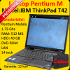 IBM ThinkPad T42, Pentium M 1.7Ghz, 512Mb, 40Gb hdd, DVD-ROM