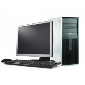 PC  HP DC7800 MiniTower, Intel Core Duo E5500 2.8Ghz, 2Gb, 160Gb SATA, DVD-RW cu Monitor LCD