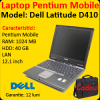 Laptopuri second  dell latitude d410, pentium m,