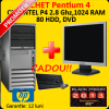 Pachet DC530 tower, Pentium 4, 2.8 GHz, 1GB RAM, 80 GB HDD, DVD-ROM + Monitor LCD