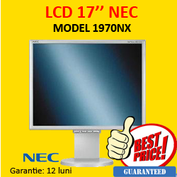 Monitor LCD 19'' NEC 1970NXP, 1280x1024, VGA, DVI