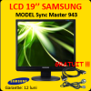 Monitor lcd samsung syncmaster 943 negru