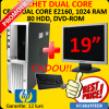 Computer HP DC7700, Dual Core E2160, 1024 RAM, 80 HDD, DVD + Monitor LCD 19 inch