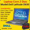 Laptop second Dell Latitude D630 , Intel Core 2 Duo T7250 2.0 GHz, 2Gb DDR2, 250Gb, DVD-ROM