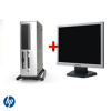 Pachet HP Compaq D530 SFF, Intel Pentium 4 2.4GHz, 512MB DDR, 40GB HDD, CD-ROM + Monitor LCD