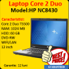 Laptop second hp nc8430, core 2 duo t5500 1.66ghz,