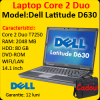 Laptop second Dell Latitude D630, Intel Core 2 Duo T7250 2.0 GHz, 1Gb DDR2, 80Gb, DVD-ROM