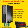 Calculator Second Hand HP Compaq Elite 8000 SFF, Pentium E5300 Dual Core, 2.6Ghz, 2Gb DDR3, 250Gb, DVD-RW