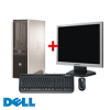 Computer ieftin HP DC7800 Core 2 Duo E6300, 1.87Ghz, 2Gb DDR2, 80Gb SATA, DVD-RW + Monitor LCD