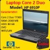 Laptopuri HP 6910p, Core 2 Duo T7300, 2.0ghz, 2Gb, 80Gb, Combo, 14 inci