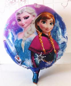 Baloane din folie cu Elsa si Anna din Frozen