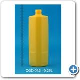 Flacon plastic la 0,25 L - COD 032