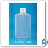 Flacon plastic la 0,25 L - COD 022