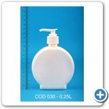 Flacon plastic la 0,25 L - COD 030