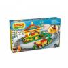 Statie tren model lego 93 piese unico plus - krd-262002