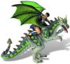 Luptator pe dragon verde pt copii - bl4007176755877
