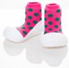 Pantofi-soseta cu buline Polka Dot Pink M - ATPAD03-PINK-M