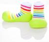 Pantofi-soseta copii rainbow green xl -