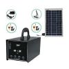 Kit solar de iluminat si incarcare cu acumulator 12v 7ah gd8012b